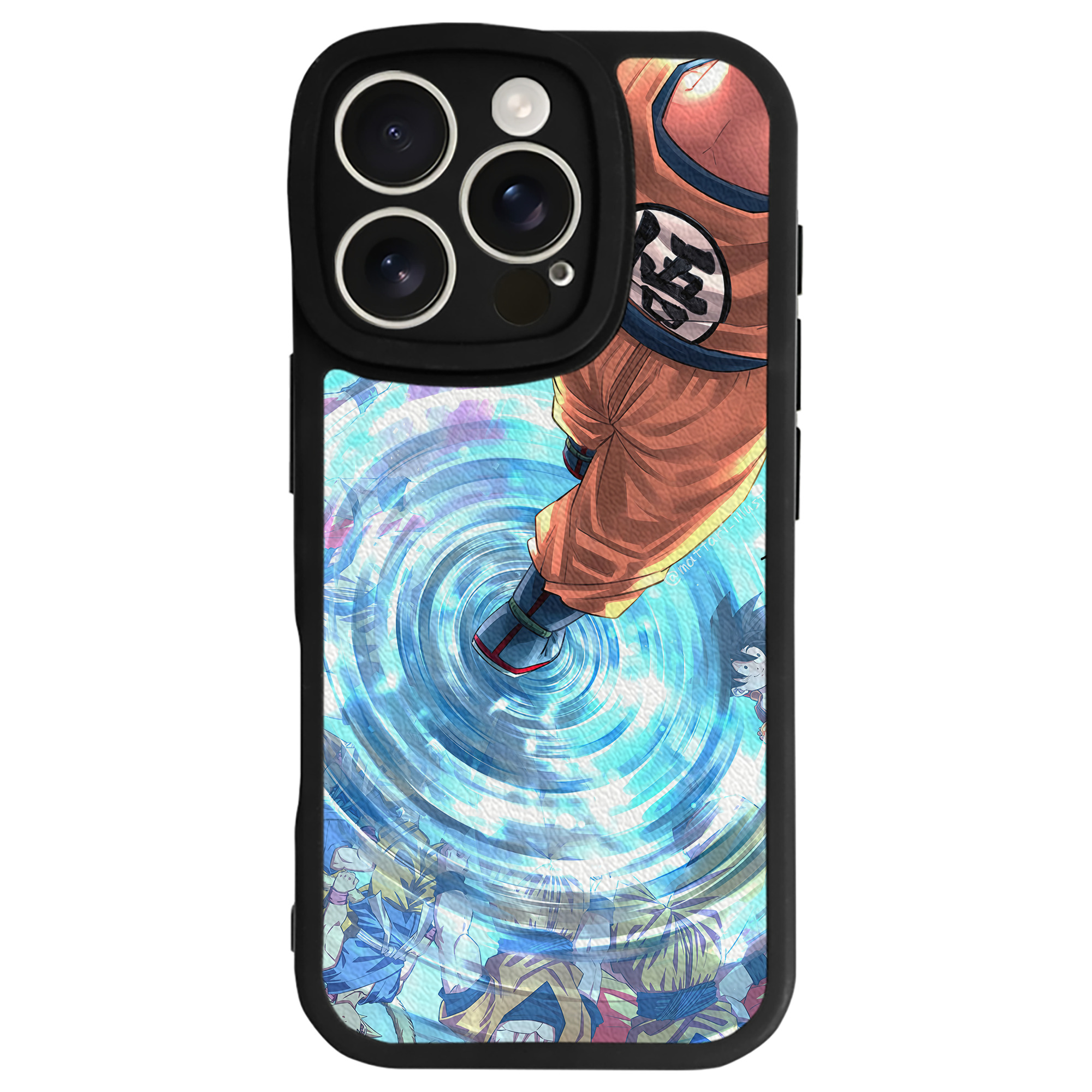 （画像用） ドラゴンボール DRAGON BALL 【iPhone 16シリーズ対応】シリコンスマホケース（レザー調） 材質：シリコン